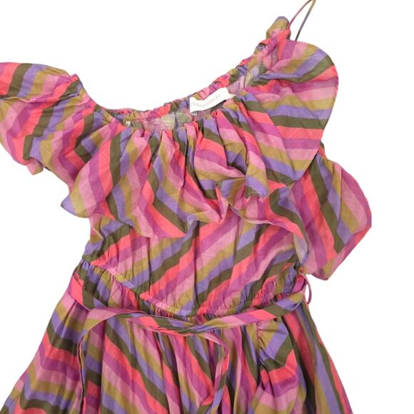 Zimmermann Poppy Asymmetrical Frill Dress - Picture 8 of 15